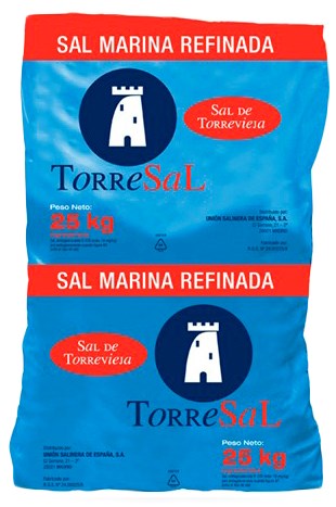 Palet de 40 sacos de 25 kg de sal REGENIA
