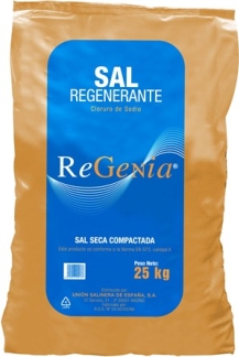 ReGenia Sal Regenerante en pastillas 25kg - Sal en perlas especial para  equipos descalcificadores